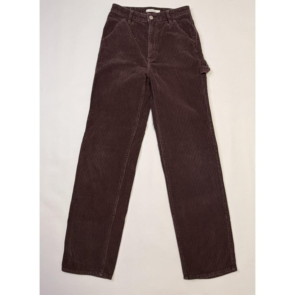 PacSun Pants Juniors 26 Brown 90s BF Carpenter Corduroy Straight Leg Relaxed - Picture 2 of 12